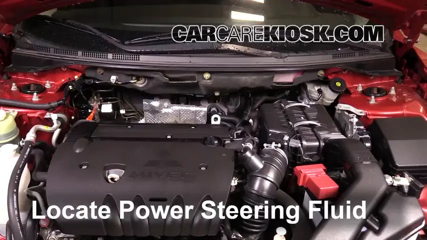 2012 Mitsubishi Lancer SE 2.4L 4 Cyl. Power Steering Fluid